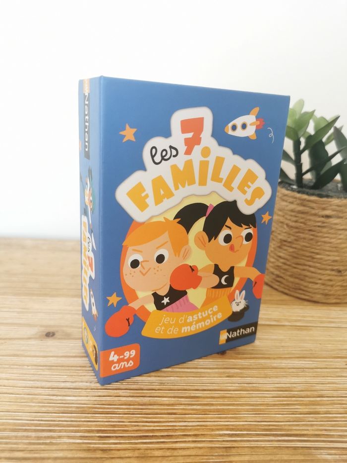 Jeu de cartes Les 7 Familles Jeu de mémoire et d'astuce Nathan - photo numéro 2