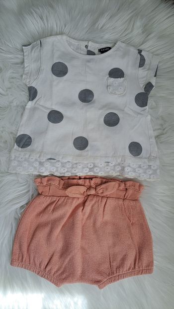 Ensemble d'été pour bébé fille 6 mois