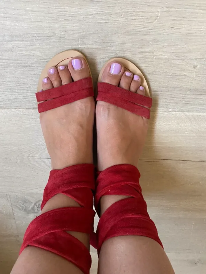 Sandales Promod à nouer