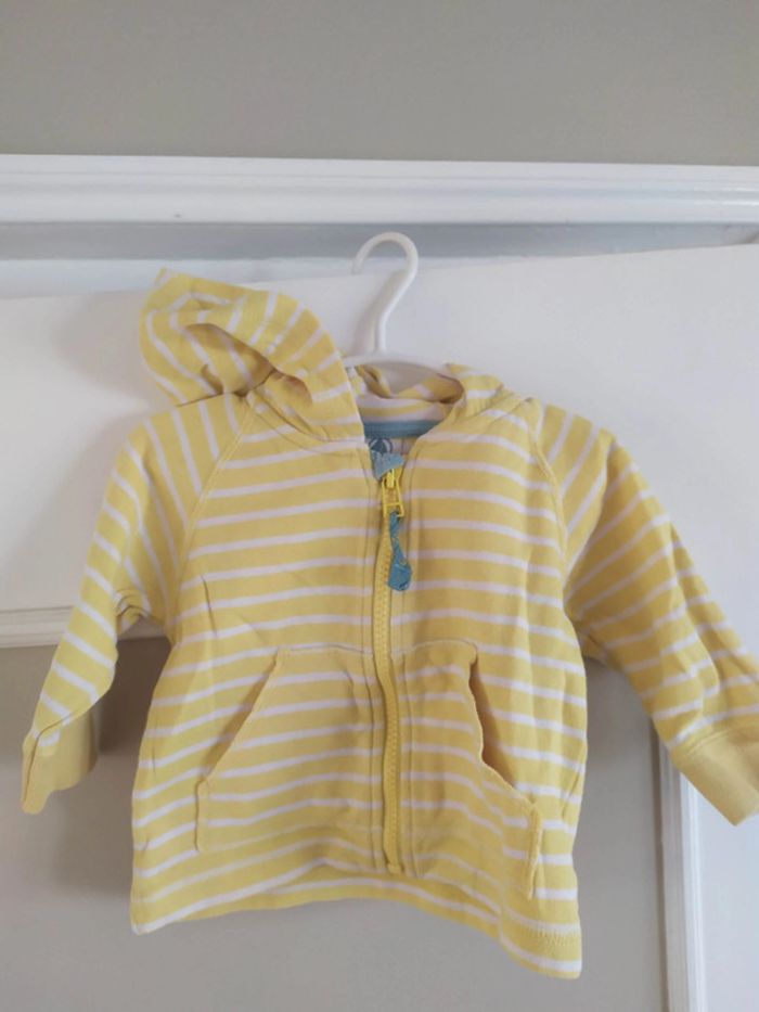 Sweat à capuche petit bateau 6 mois