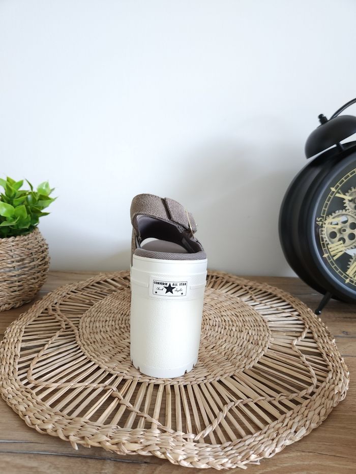 Sandales à talons compensés en daim Taupe Converse Pointure 42 - photo numéro 4