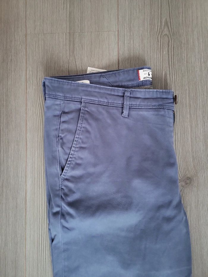 Pantalon bleu Jack and Jones t34/32 - photo numéro 2