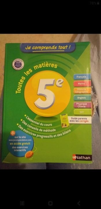 Exercice toutes les matières