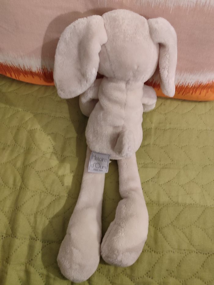 Doudou lapin crème histoire d'ours - photo numéro 3