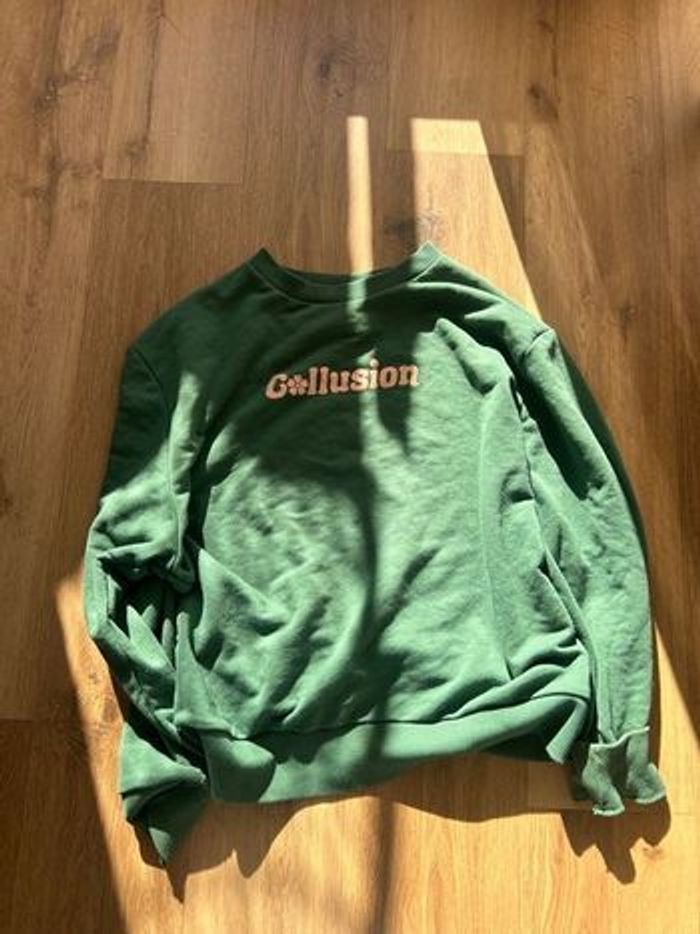 Pull collusion vert taille M