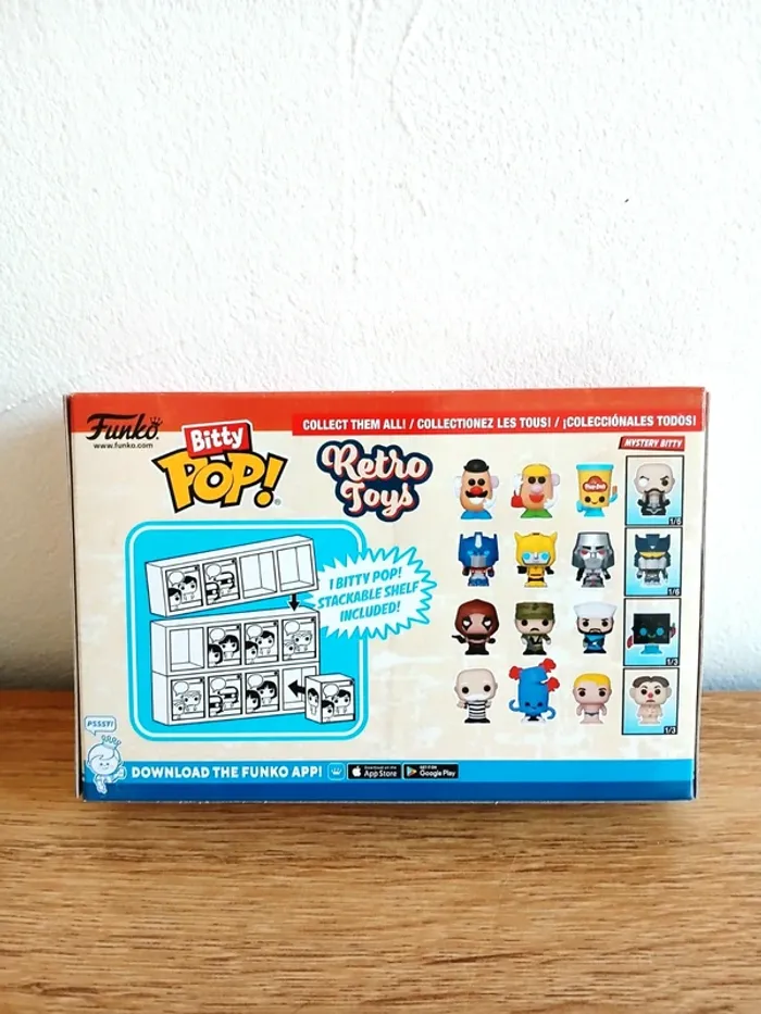 Pack 4 figurines Bitty POP! Retro Toys Transformers - photo numéro 2