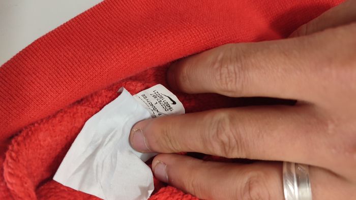 Vêtement Homme Sweats pull sweat à capuche rouge Nike taille L #Retrostreet - photo numéro 6