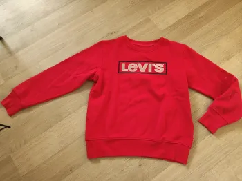 👕 Sweat Levi’s Rouge - Logo Box - Taille 14 ans (164 cm)