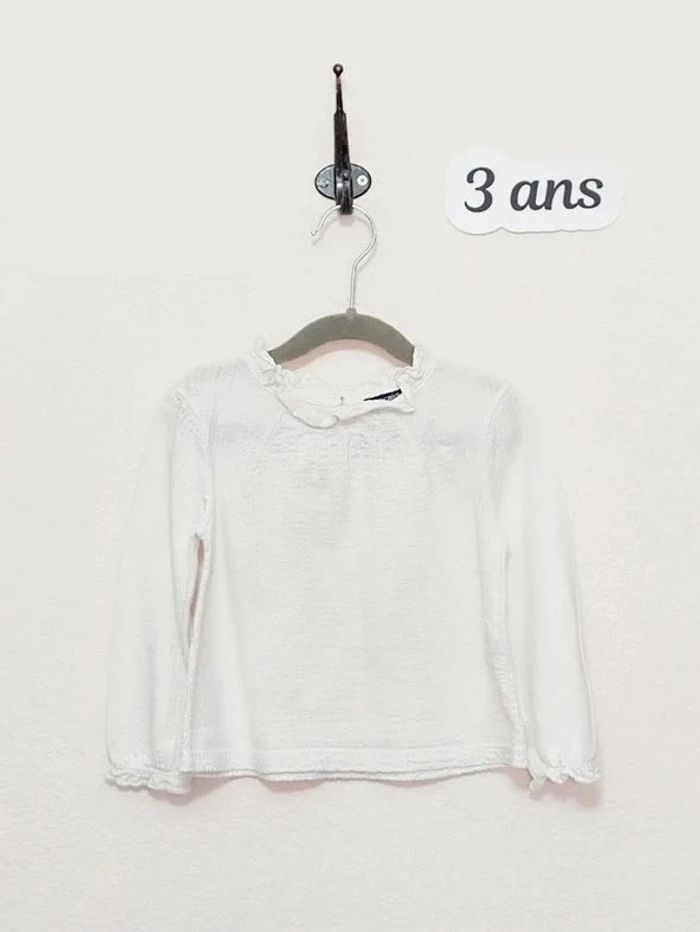 Chemise fille Okaïdi taille 3 ans