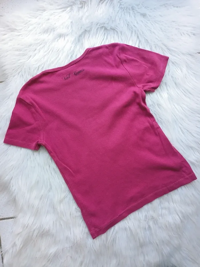 T shirt manches courtes rose 8-9ans - photo numéro 3