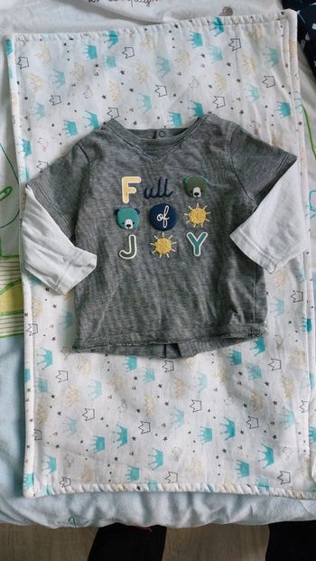 Tee shirt 6 mois okaidi