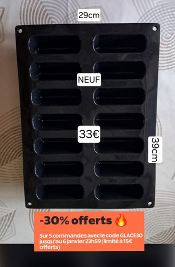 Moule de cuisson Flexipan NEUF *14 Dômes* Guy Demarle