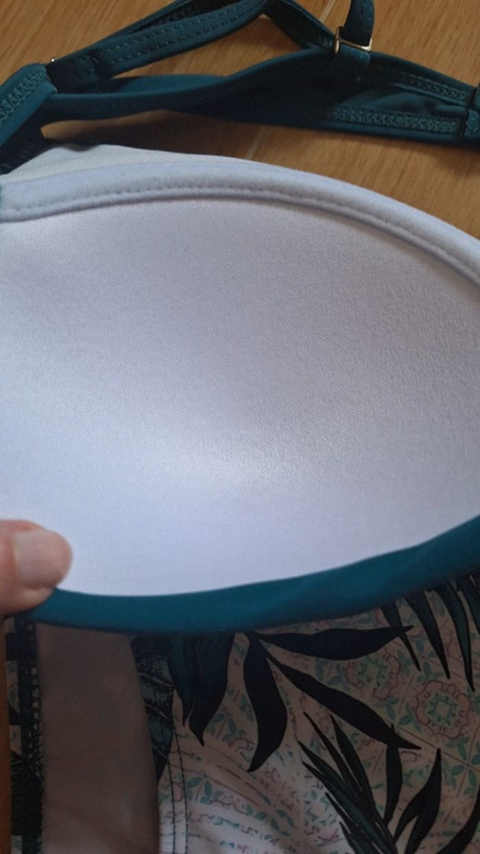Maillot de bain 2 pièces taille M tons verts - photo numéro 4