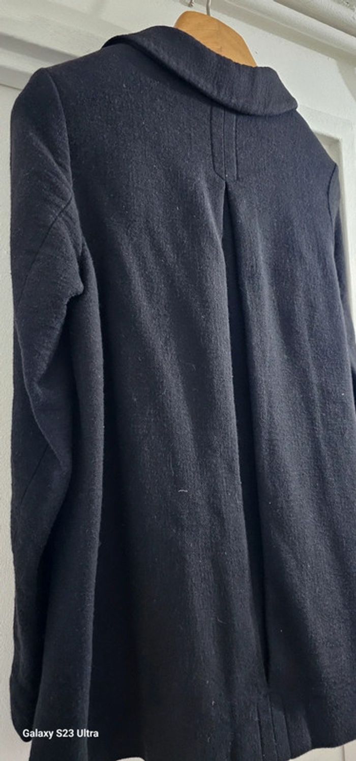 Manteau Caban laine coton Maje Taille 38 - photo numéro 7