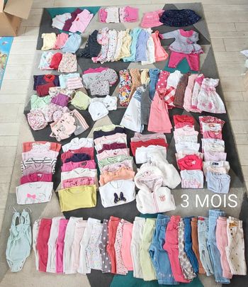 Gros lot vêtements 3 mois fille