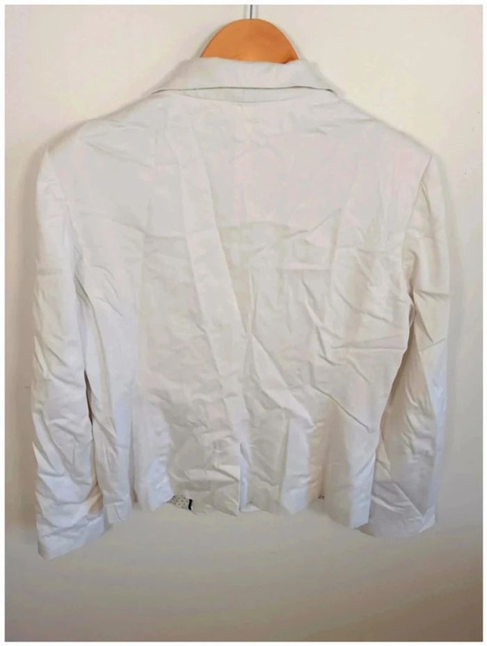 C25 blazer blanc NafNaf 44 - photo numéro 2