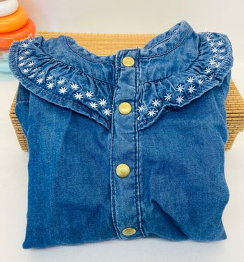 Robe en jean bébé 3 mois
