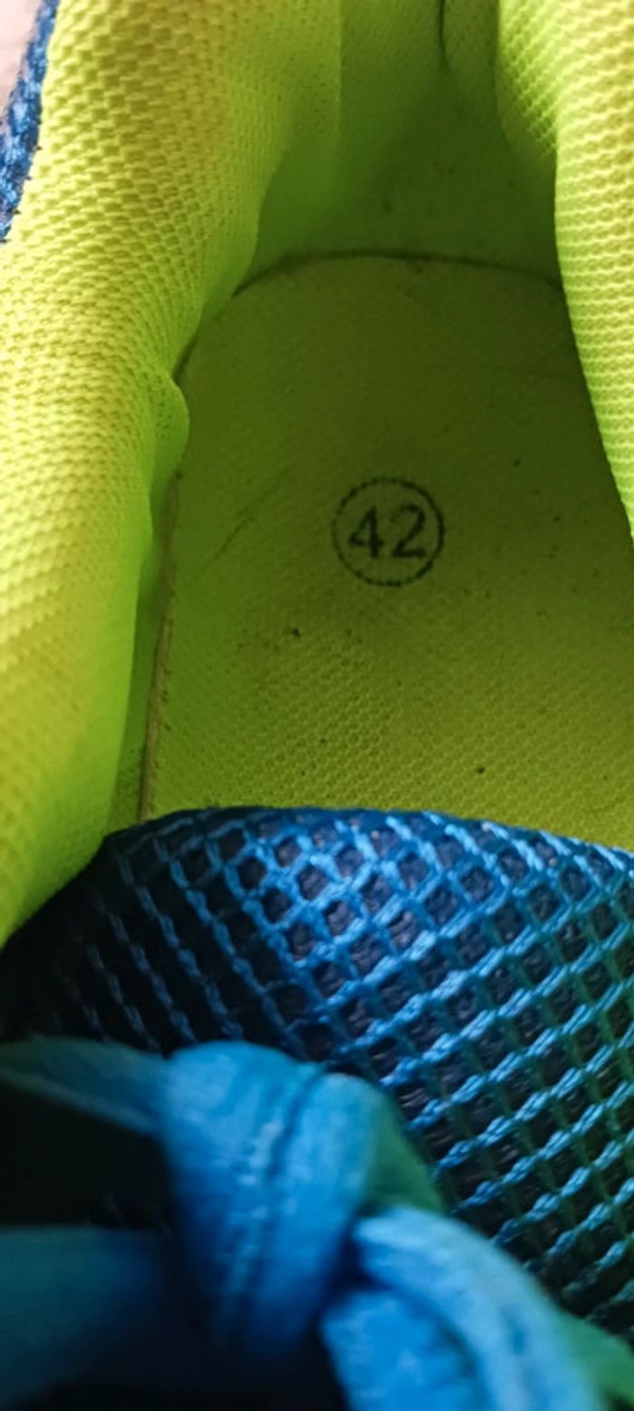Baskets homme. Bleues. Taille 42 - photo numéro 5