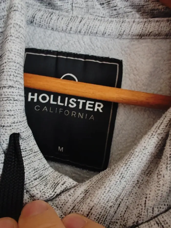 Pull homme sweat a capuche Hollister hoodie taille M - photo numéro 3
