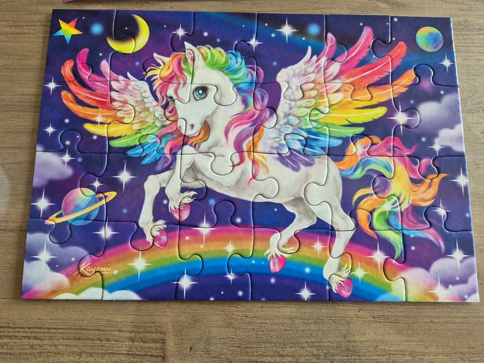 Magnifique lot de 2 puzzles Licorne Neuf - photo numéro 3