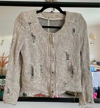 Veste Tweed Style Usée  Taille 36 IRO