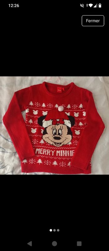 Pull de Noël Minnie 