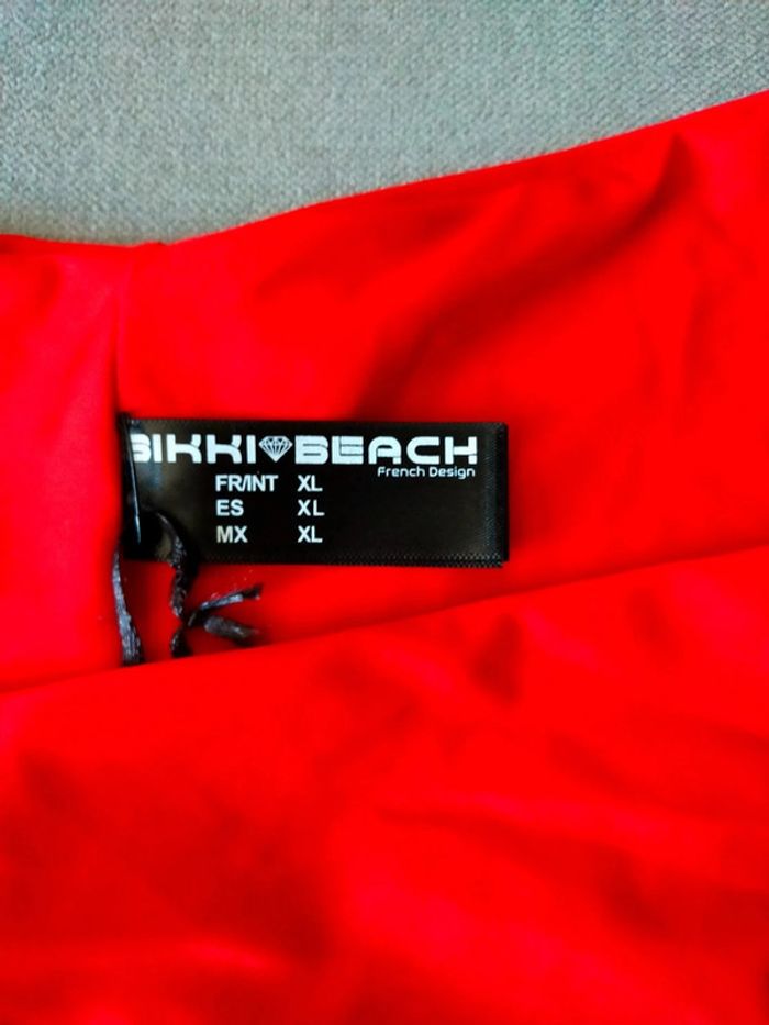 Bas de bikini rouge à nouer – Taille XL – Neuf avec étiquette - photo numéro 3
