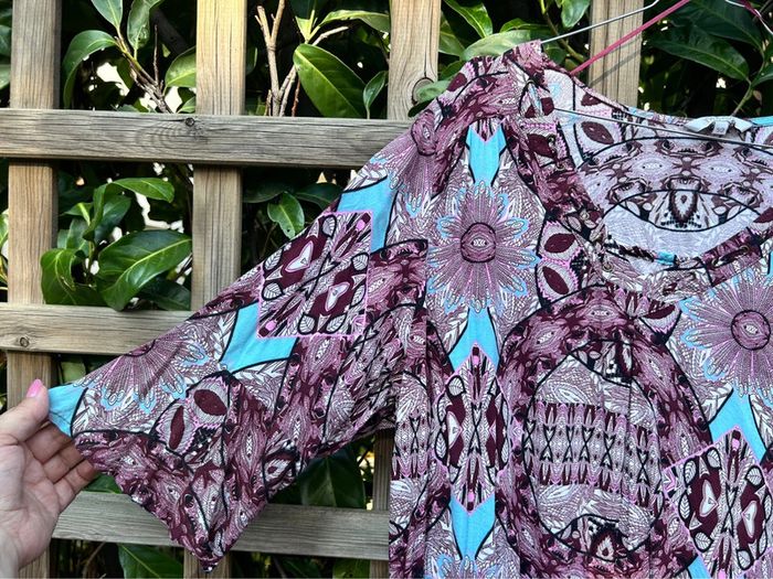 Tunique violet/turquoise - photo numéro 2