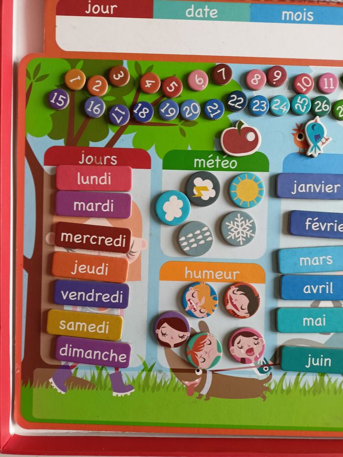 Agenda magnétique une belle journée janod - photo numéro 4