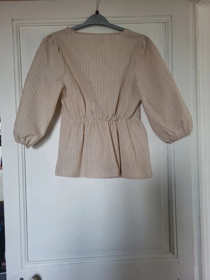 blouse beige - photo numéro 2