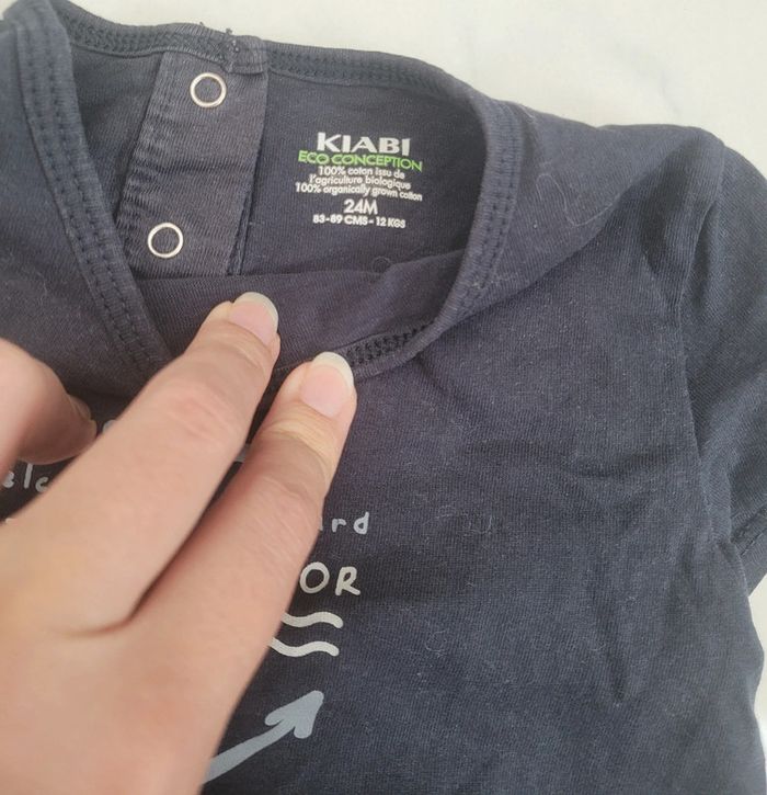 Ensemble t-shirt short 24mois - photo numéro 2