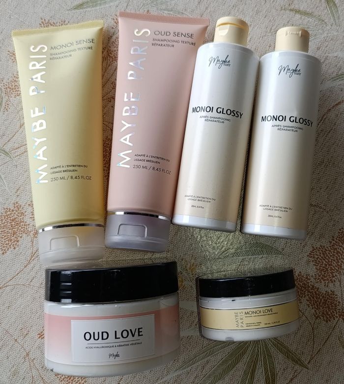 Urgent Maybe Paris 2 schampoing + 2 aprés schampoing + 2 masques