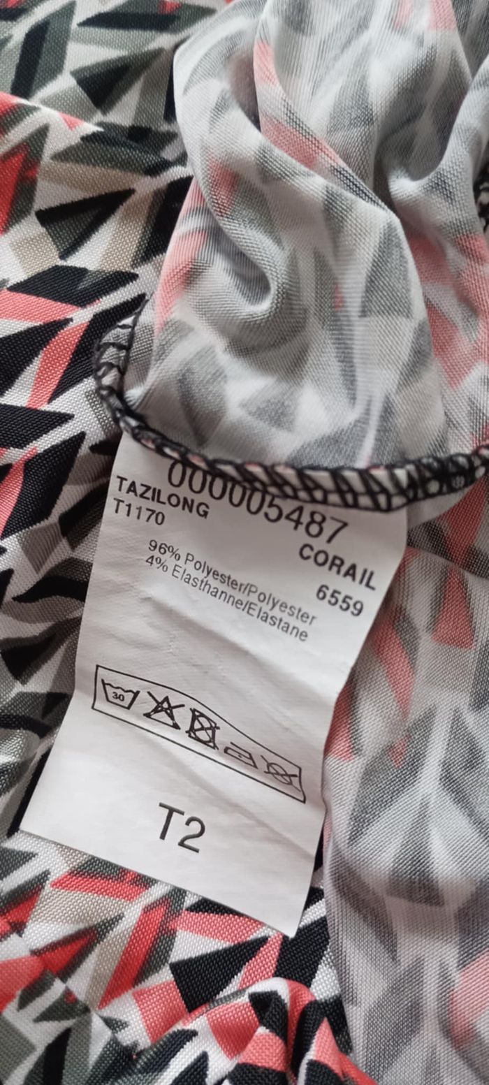 Tunique Blouse T-shirt manches 3/4 "Multiples" Taille 2 soit un 38/40 (M) - photo numéro 10