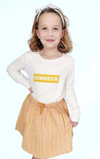 8 ans ensemble tape a l oeil teeshirt et jupe ( sans bandeau)