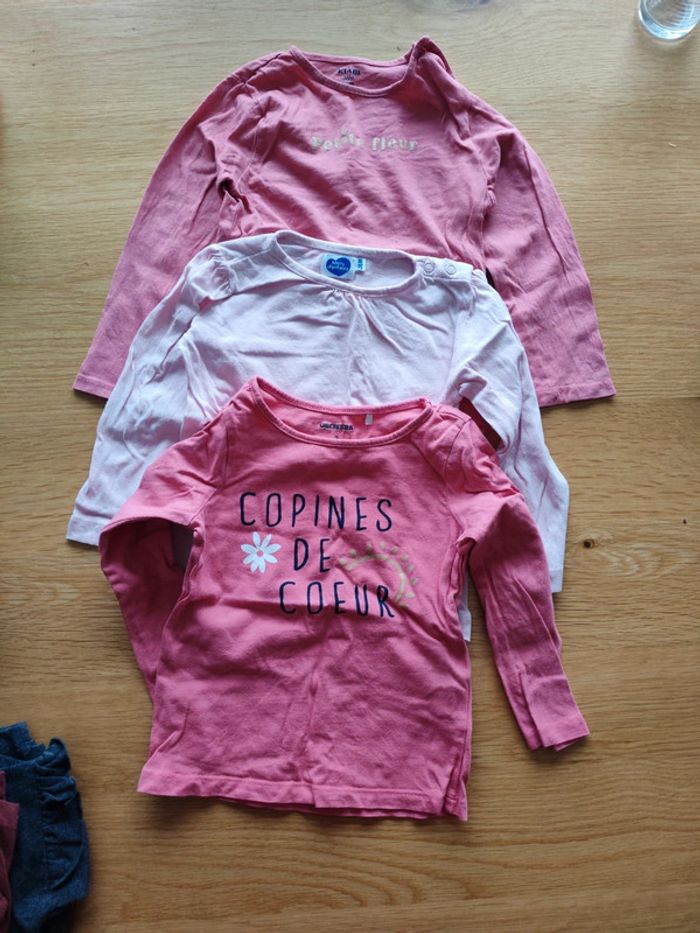 Lot t-shirt manches longues
