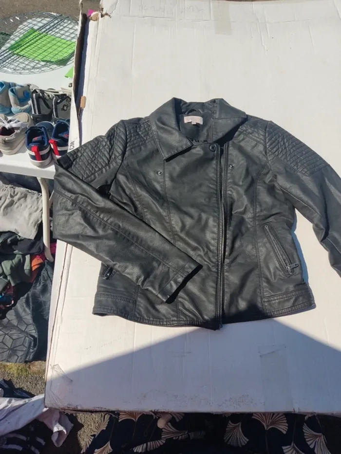 Veste imitation cuir