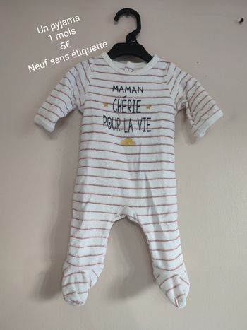 Pyjama 1 mois fille
