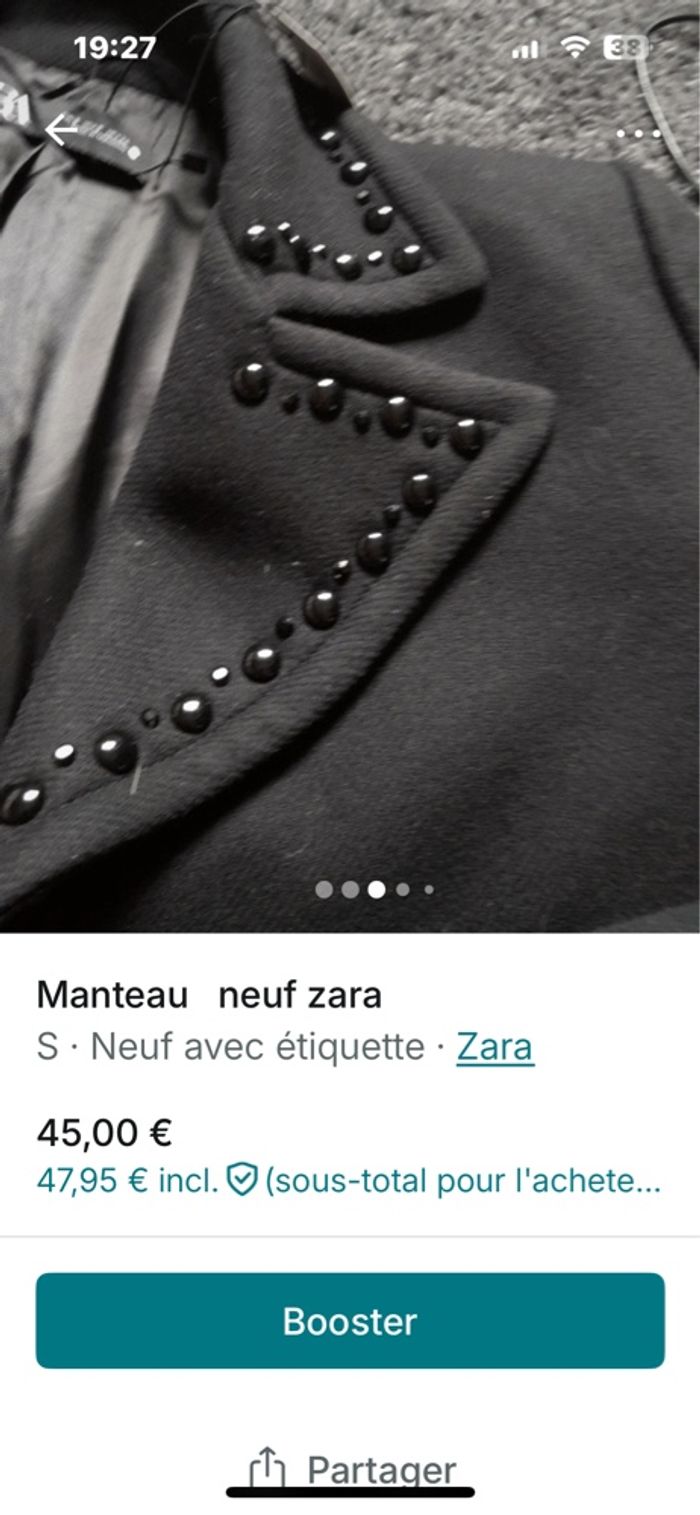 Caban Zara - photo numéro 2