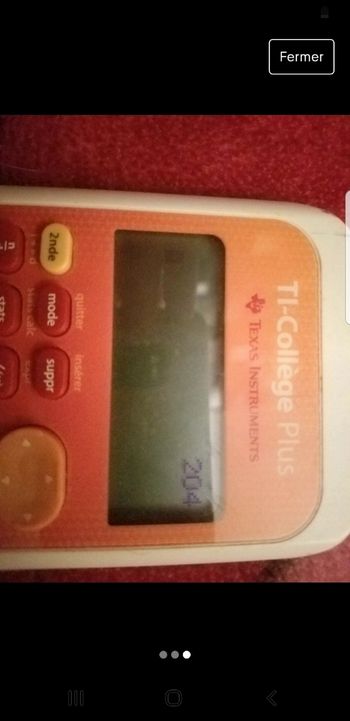 Calculatrice TI-Collège Plus