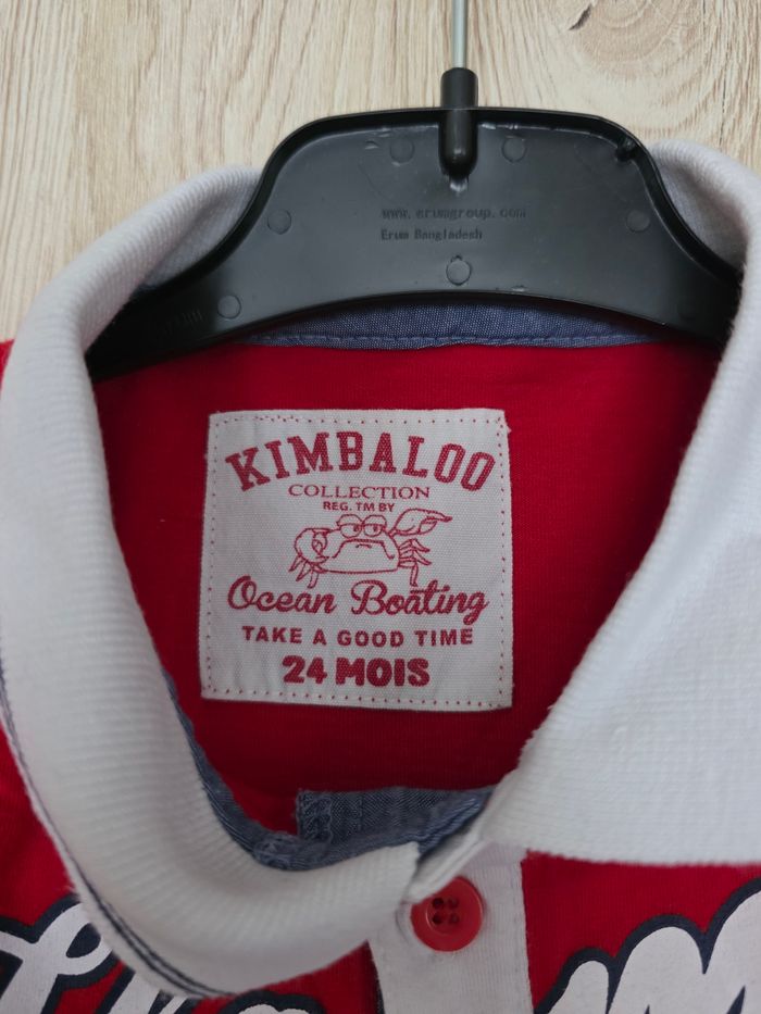 POLO BÉBÉ GARÇON MOTIFS DESSUS TAILLE 2ANS MARQUE KIMBALOO - photo numéro 3