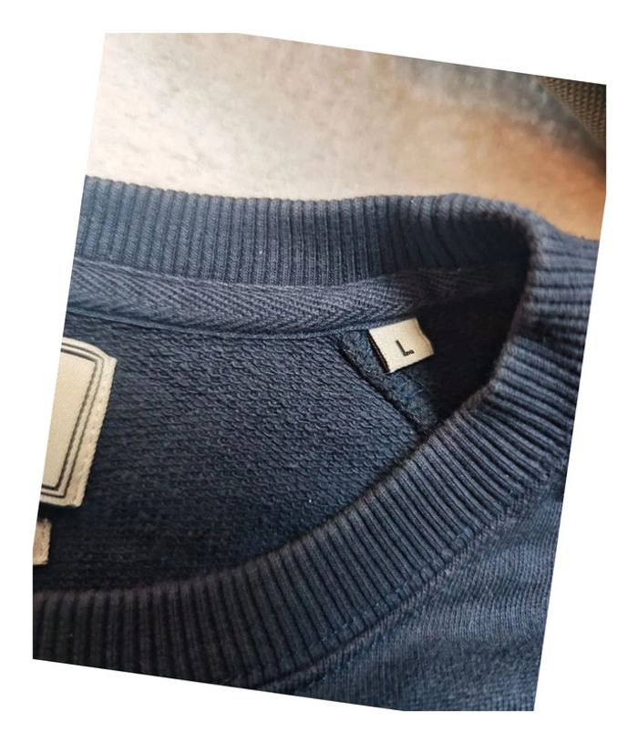 Sweatshirt Forét Coton Bio Motif Perche Taille L - photo numéro 5