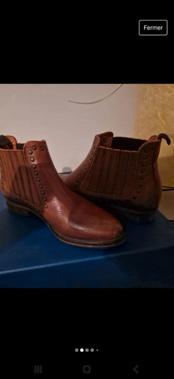Bottines en cuir 🤎
