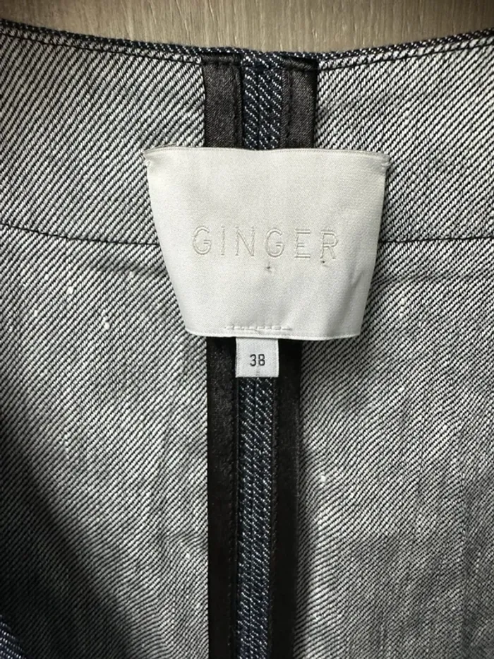 Robe bleu longue en lin Ginger 38 - photo numéro 4