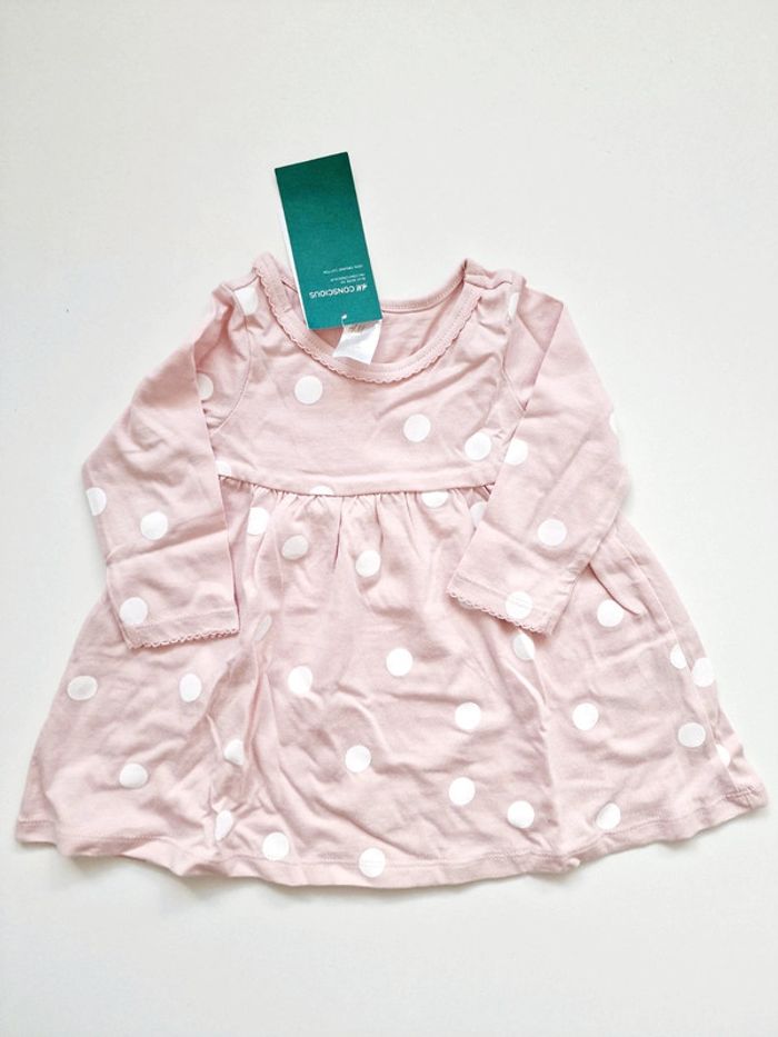 H&M - Robe courte à longues manches - Neuve avec étiquette ! (6 mois)