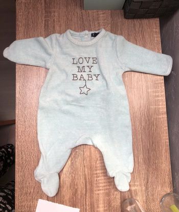 Pyjama " Love My Baby " mixte