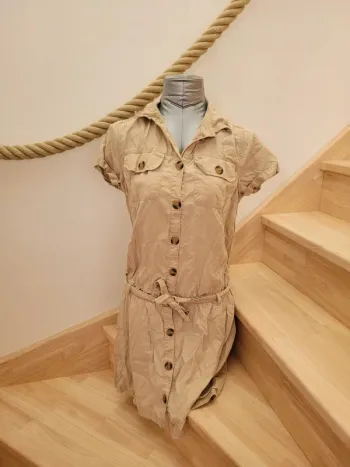 Robe de maternité type saharienne taille M