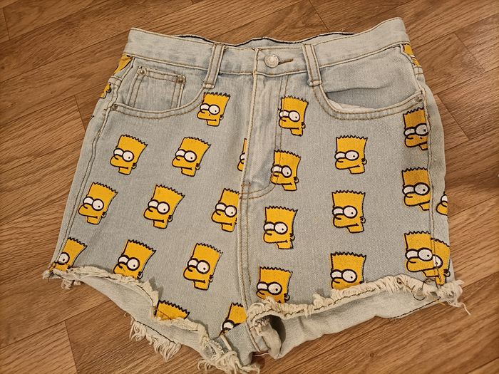 Short en jeans