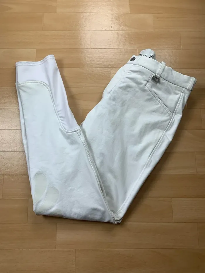 Pantalon d’équitation Time Rider – Blanc – Taille 42