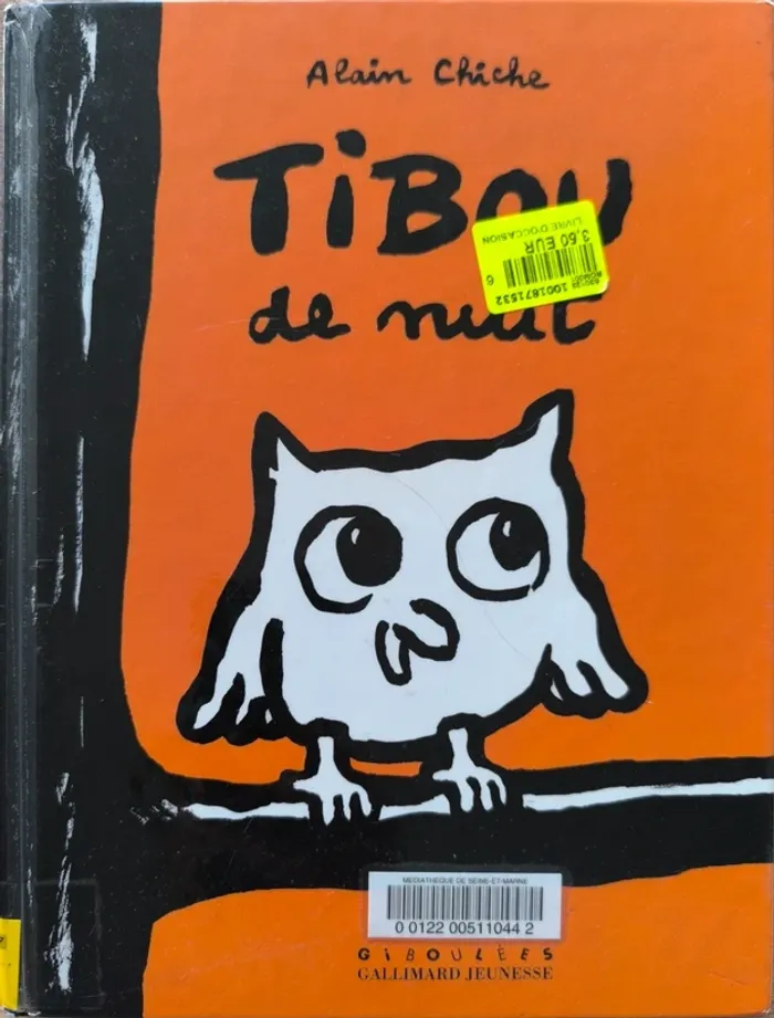 Livre enfant , tibou de nuit, excellent etat