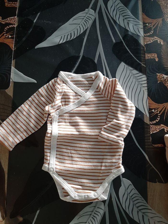 Body longue manche garçon 1 mois